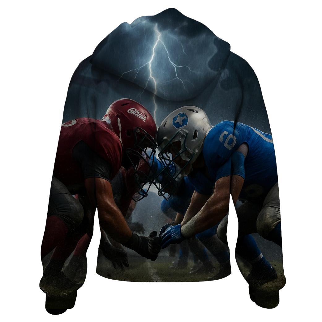 Thunderstorm At The Braves And Cubs Goal Line hoodie designs
