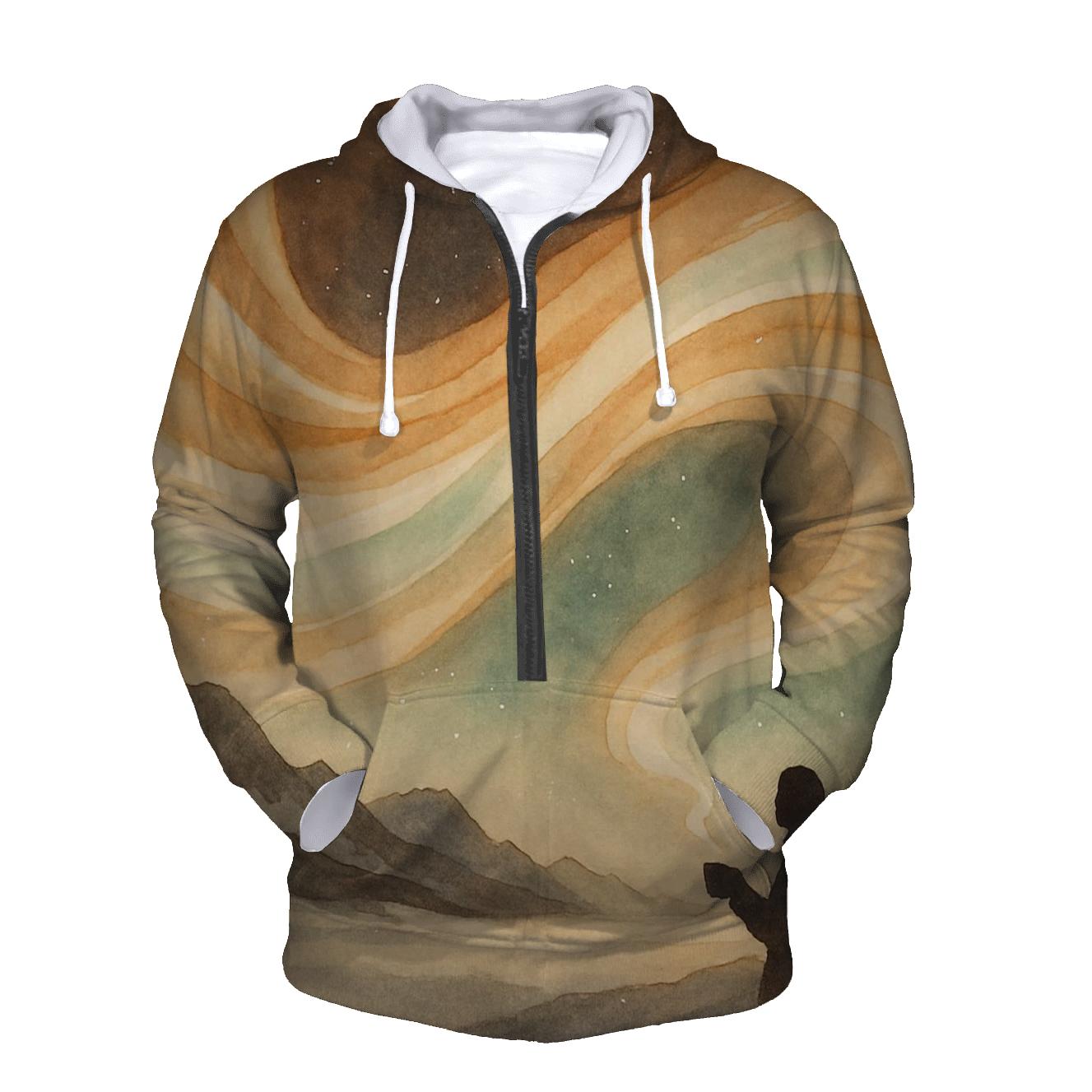 Aurora Latte Veil designer hoodies