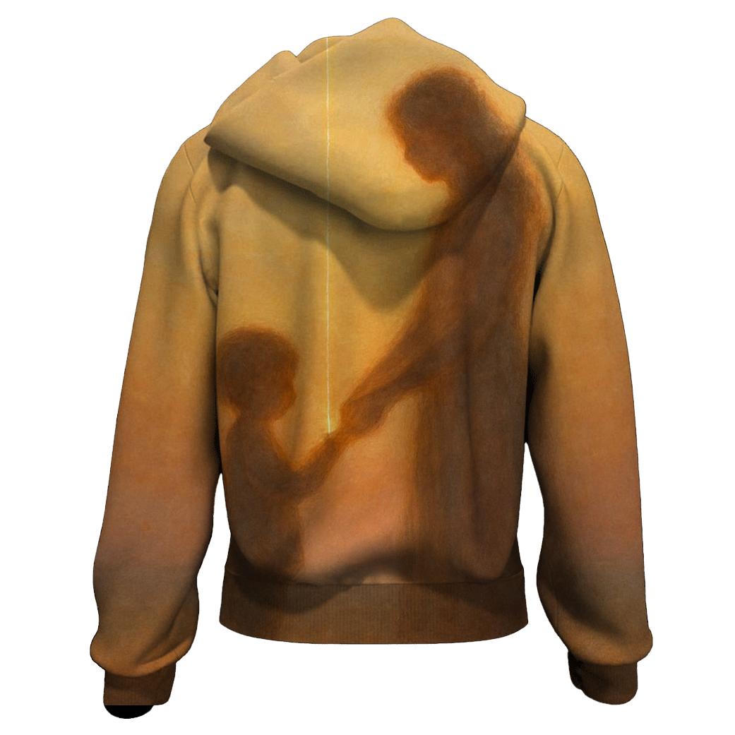 Thread Of Dawn The First Light In Her Childs World zip-up hoodies