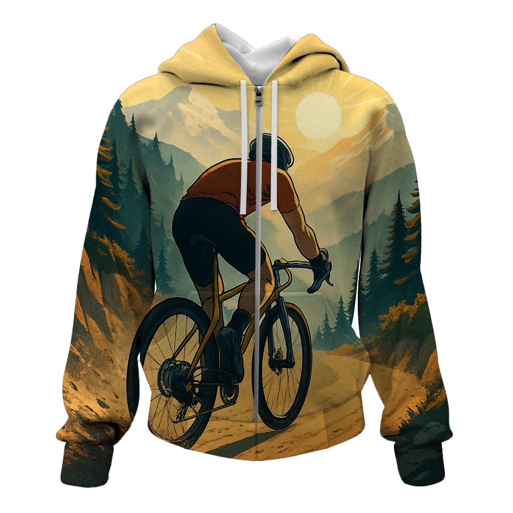 Mountain Trail Cycling Ascent hoodie designs