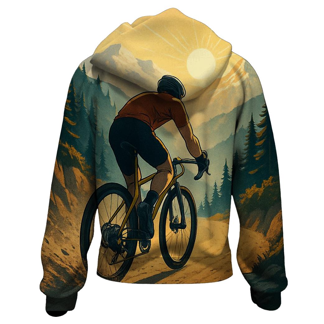 Mountain Trail Cycling Ascent hoodie designs