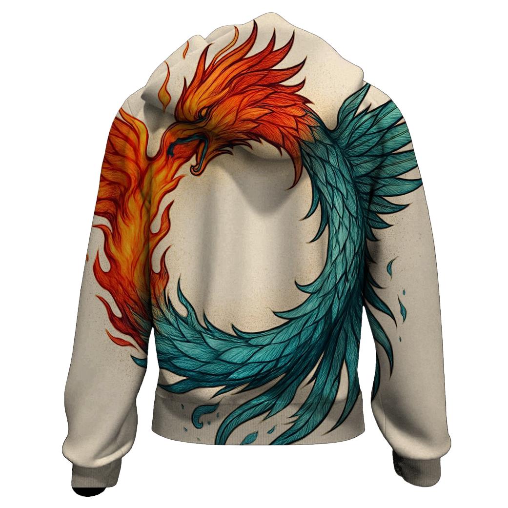 Dual Soul Phoenix Ouroboros hoodie trends