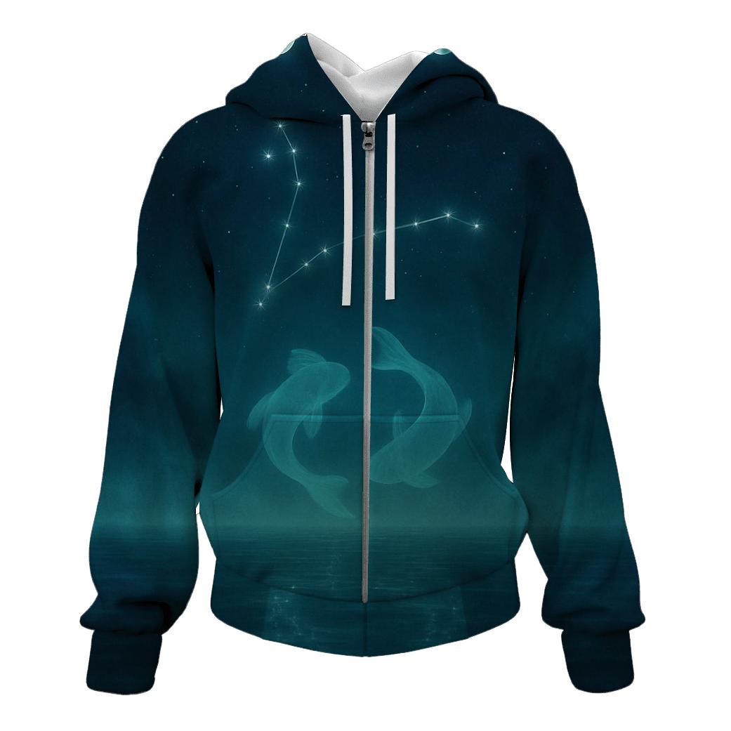 Pisces Dream Tides Star Lagoon lightweight hoodies
