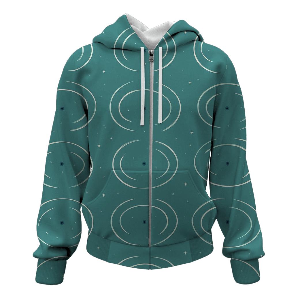 Gravitational Lens Arc Mosaic heavyweight hoodies