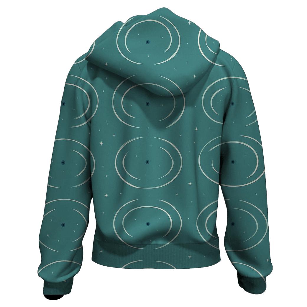 Gravitational Lens Arc Mosaic heavyweight hoodies