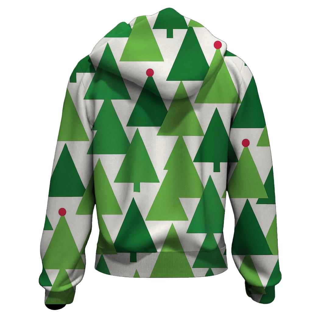 Evergreen Triangle Forest graphic hoodies