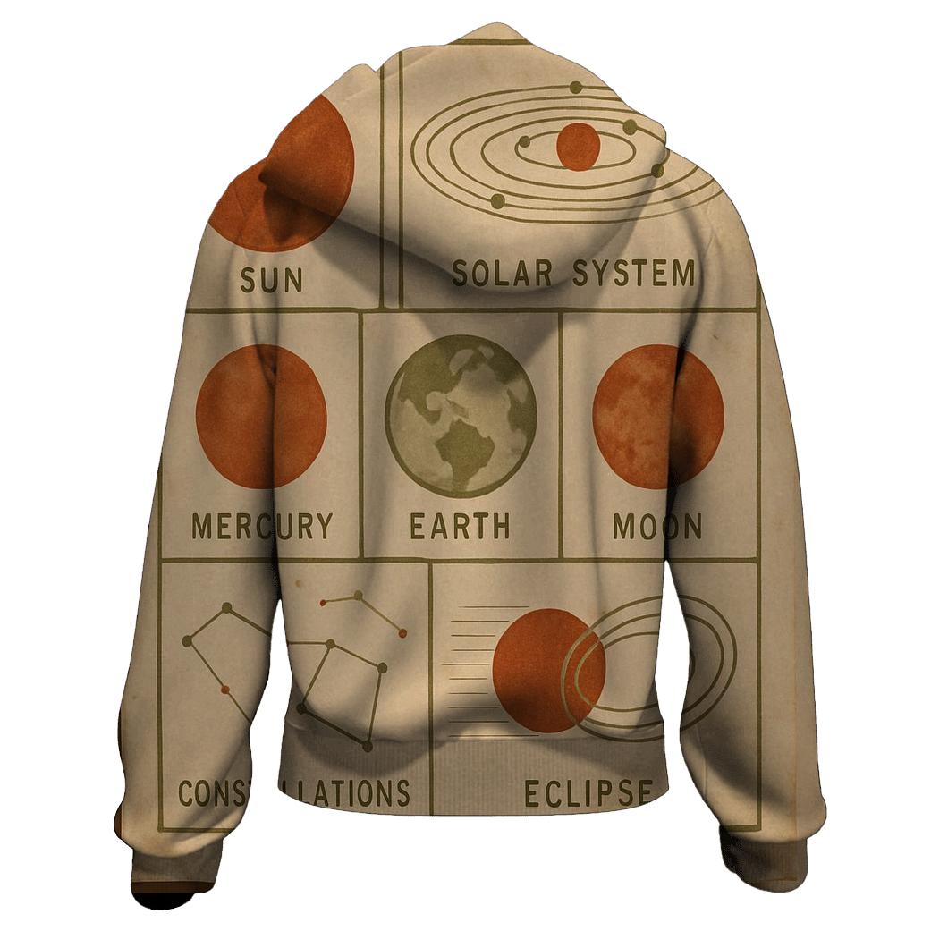 Vintage Classroom Science Chart hoodies fashion