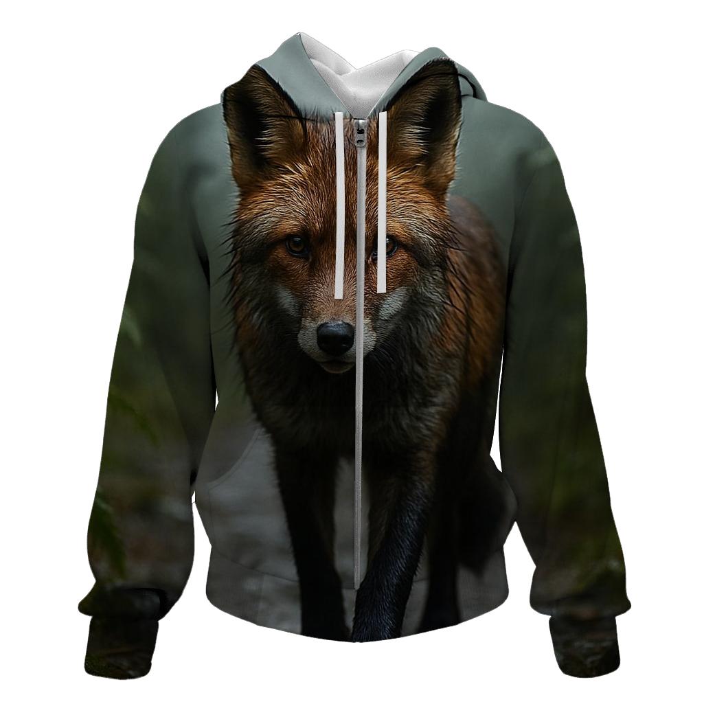 Mist Trail Red Fox zip-up hoodies