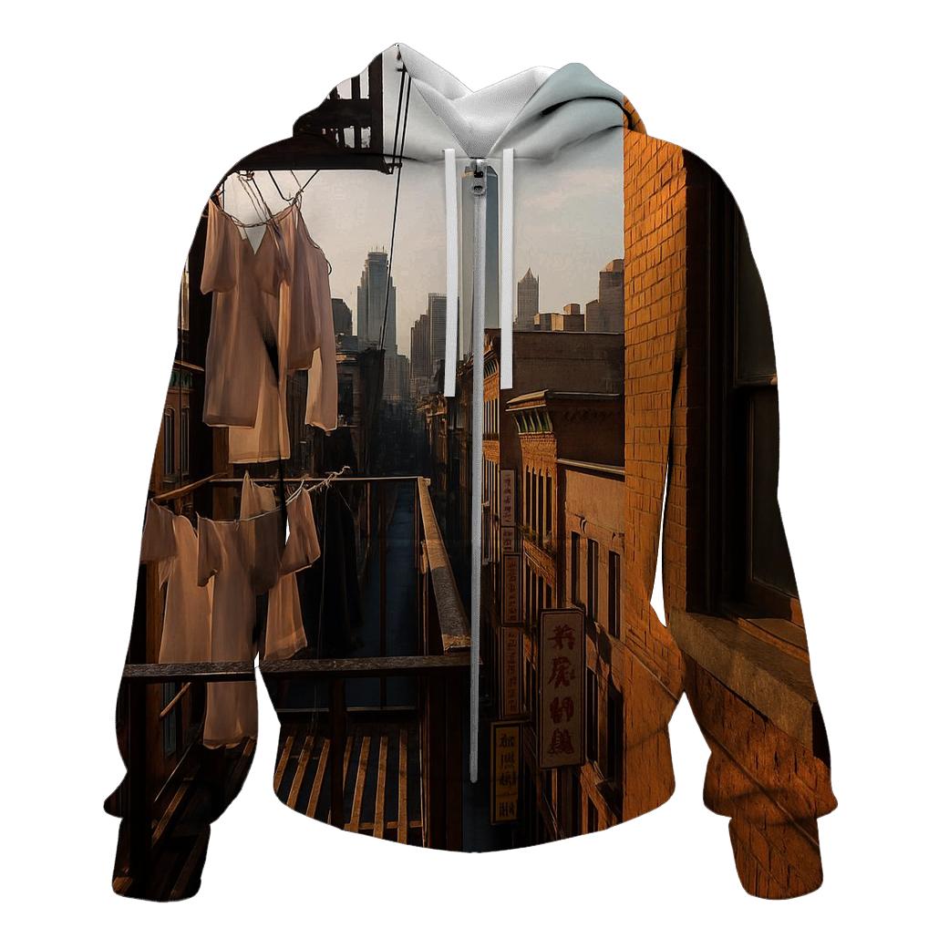 Chinatown Tenement View Toward Downtown hoodie trends