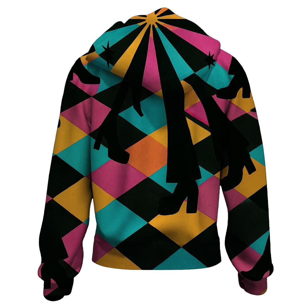 Disco Starburst Floor hoodie styles