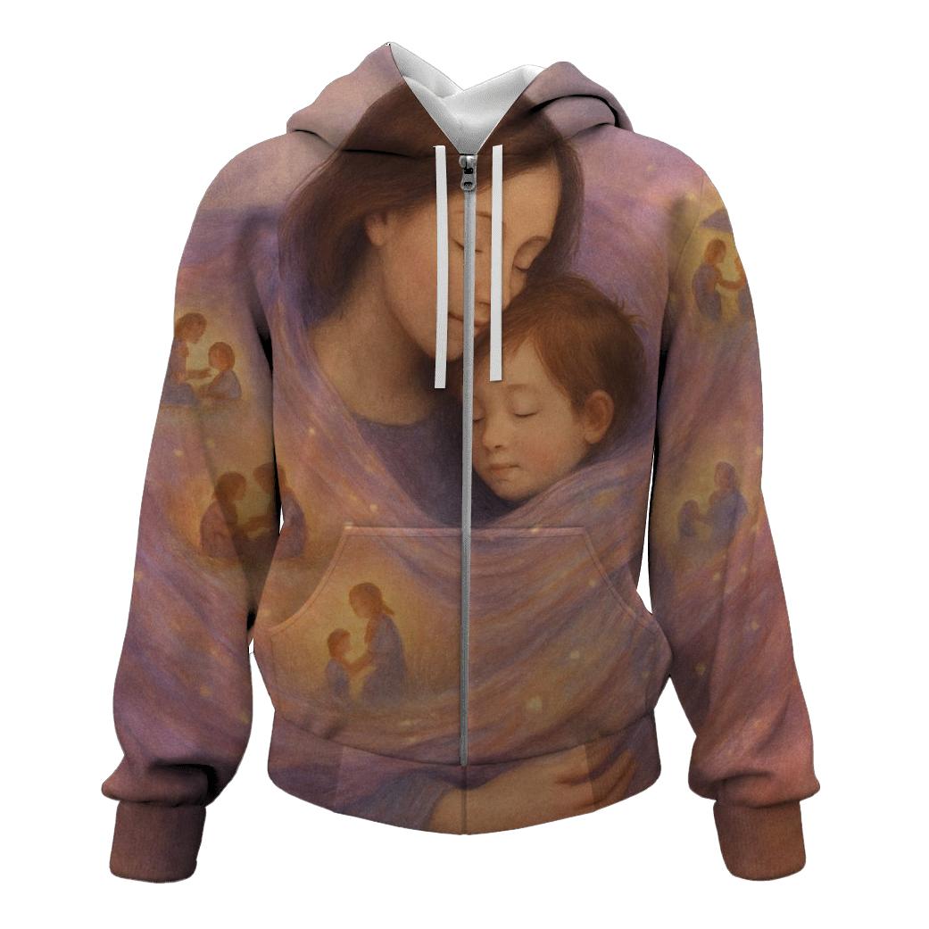The Time Woven Shawl Moments Draped Around Her Child hoodie styles