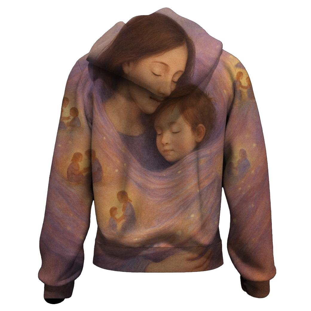 The Time Woven Shawl Moments Draped Around Her Child hoodie styles