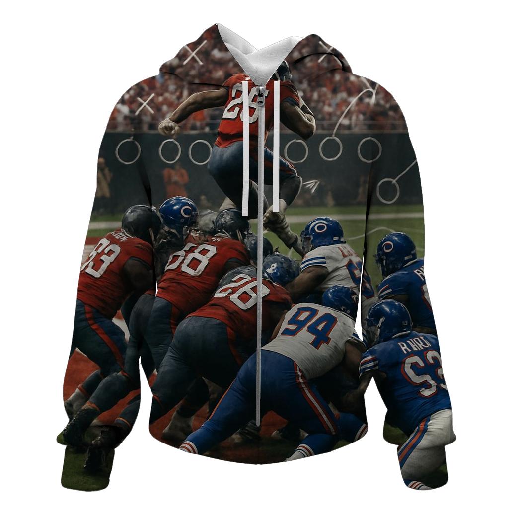 Braves And Cubs Red Zone Siege premium hoodies