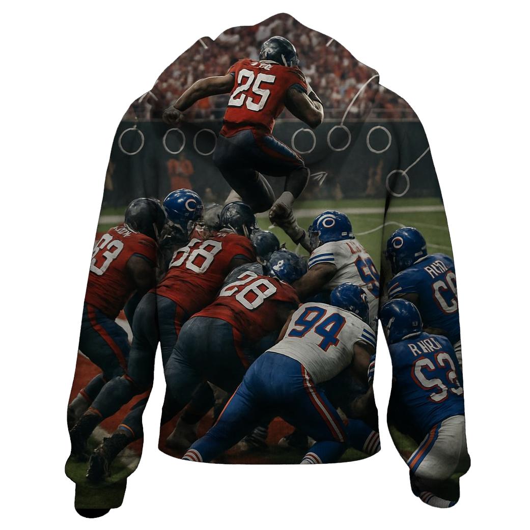Braves And Cubs Red Zone Siege premium hoodies