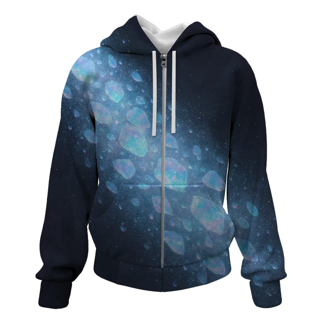 Opalescent Stardust Cascade heavyweight hoodies