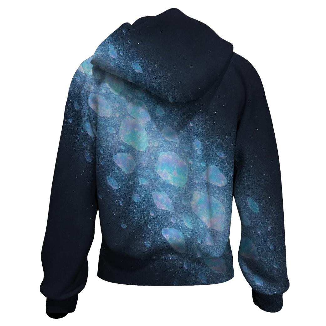 Opalescent Stardust Cascade heavyweight hoodies