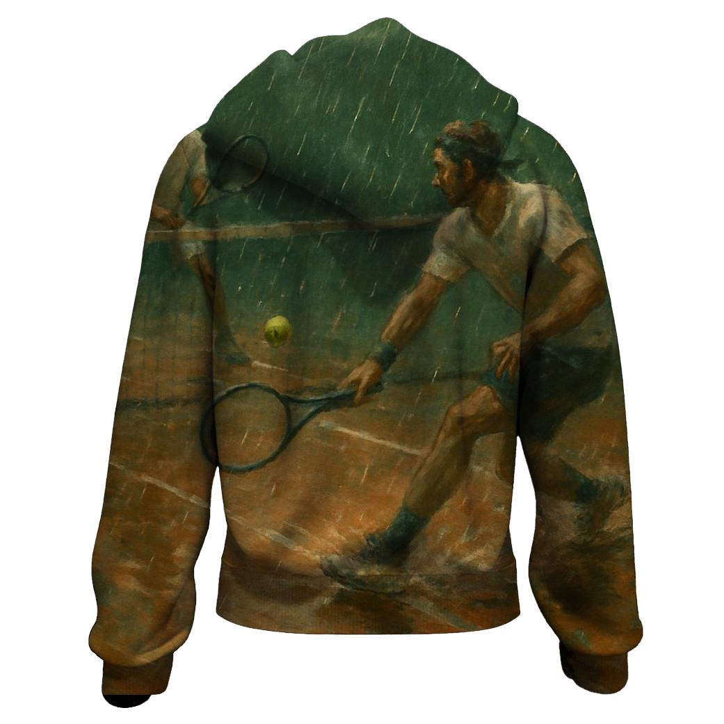 Rainy Day Tennis Rally hoodie trends
