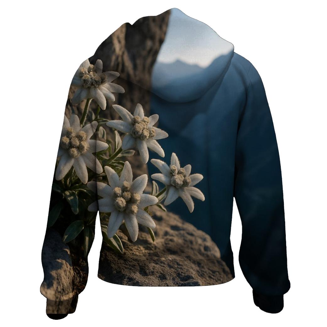 Alpine Edelweiss On Rocky Ledge hoodie trends