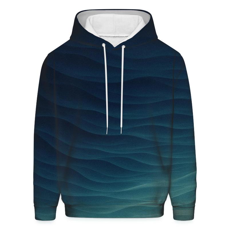 Midnight Tidal Gradient printed hoodies