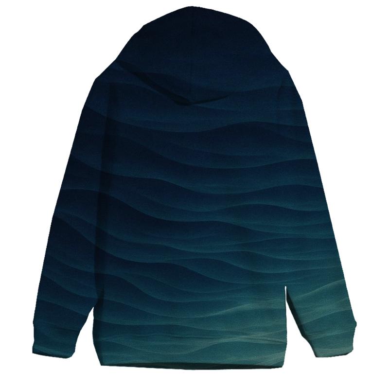 Midnight Tidal Gradient printed hoodies