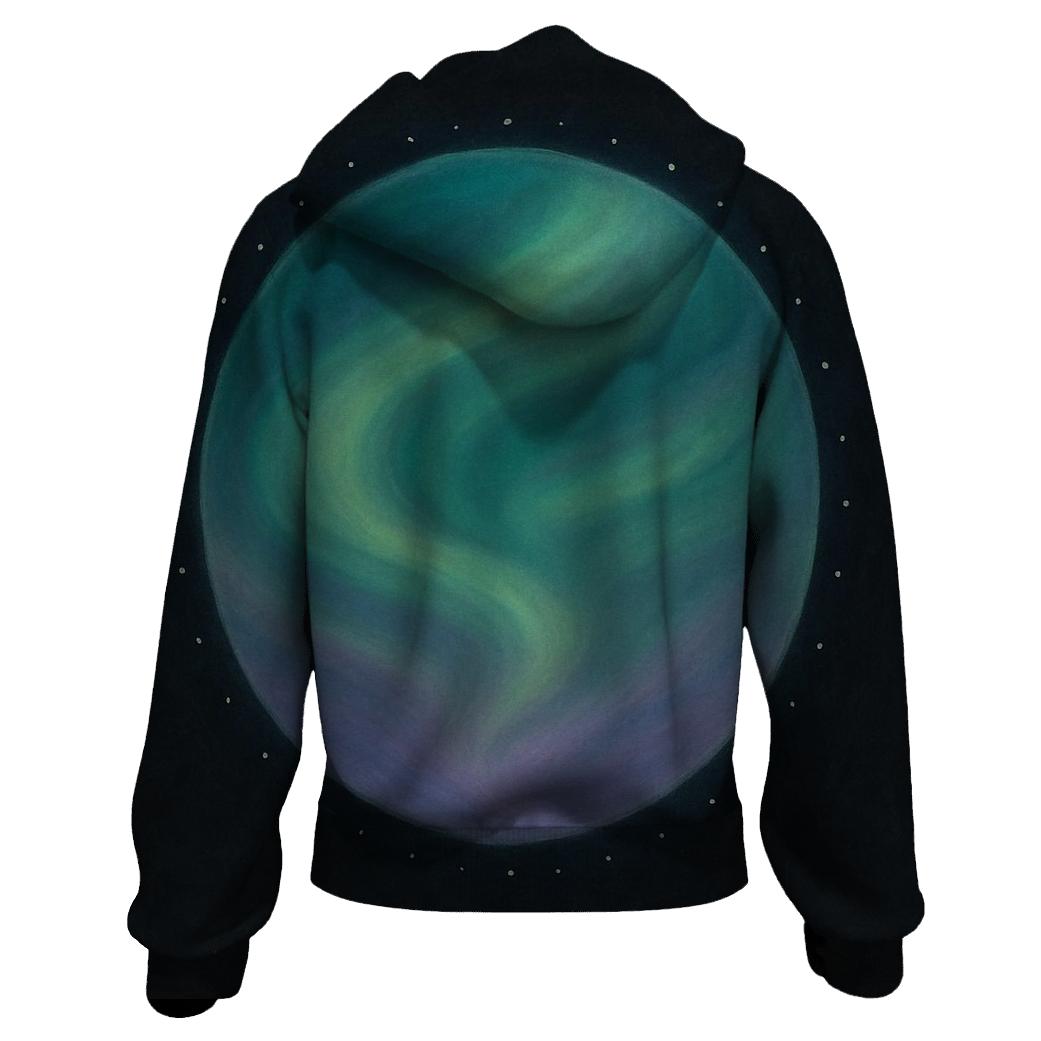 Aurora Circle Of Listening printed hoodies