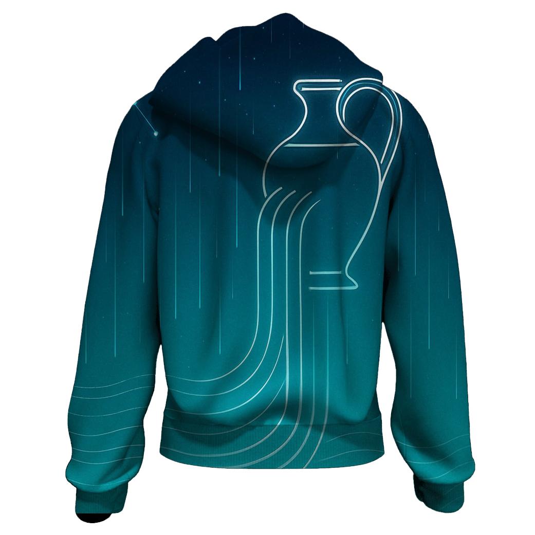 Aquarius Starfall Water Code pullover hoodies