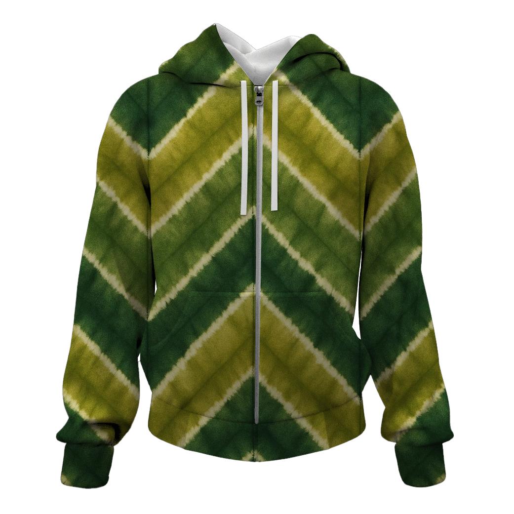 Forest Echo Chevron Accordion lightweight hoodies