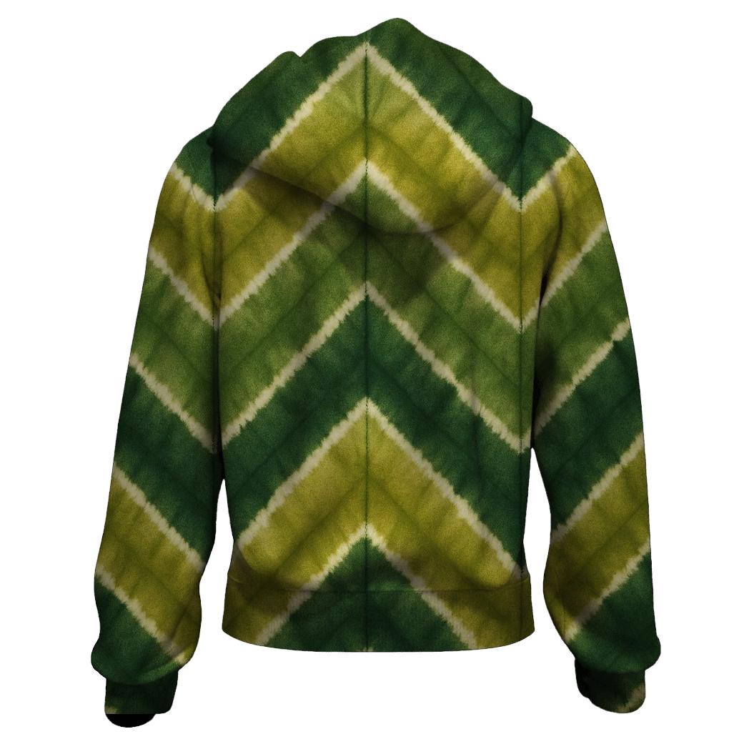 Forest Echo Chevron Accordion lightweight hoodies