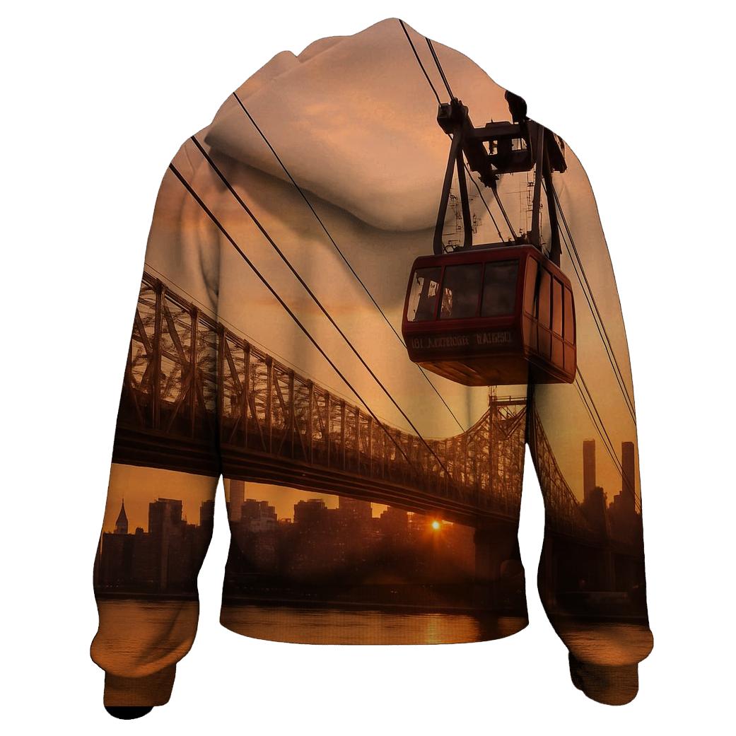 Sunset From The Roosevelt Island Tram Platform hoodie trends