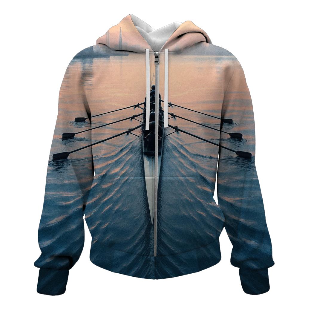 Harbor Rowing Dawn Sprint graphic hoodies