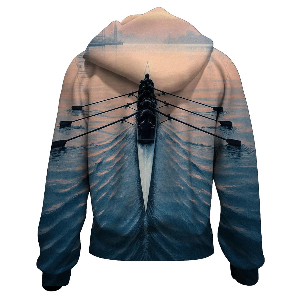Harbor Rowing Dawn Sprint graphic hoodies