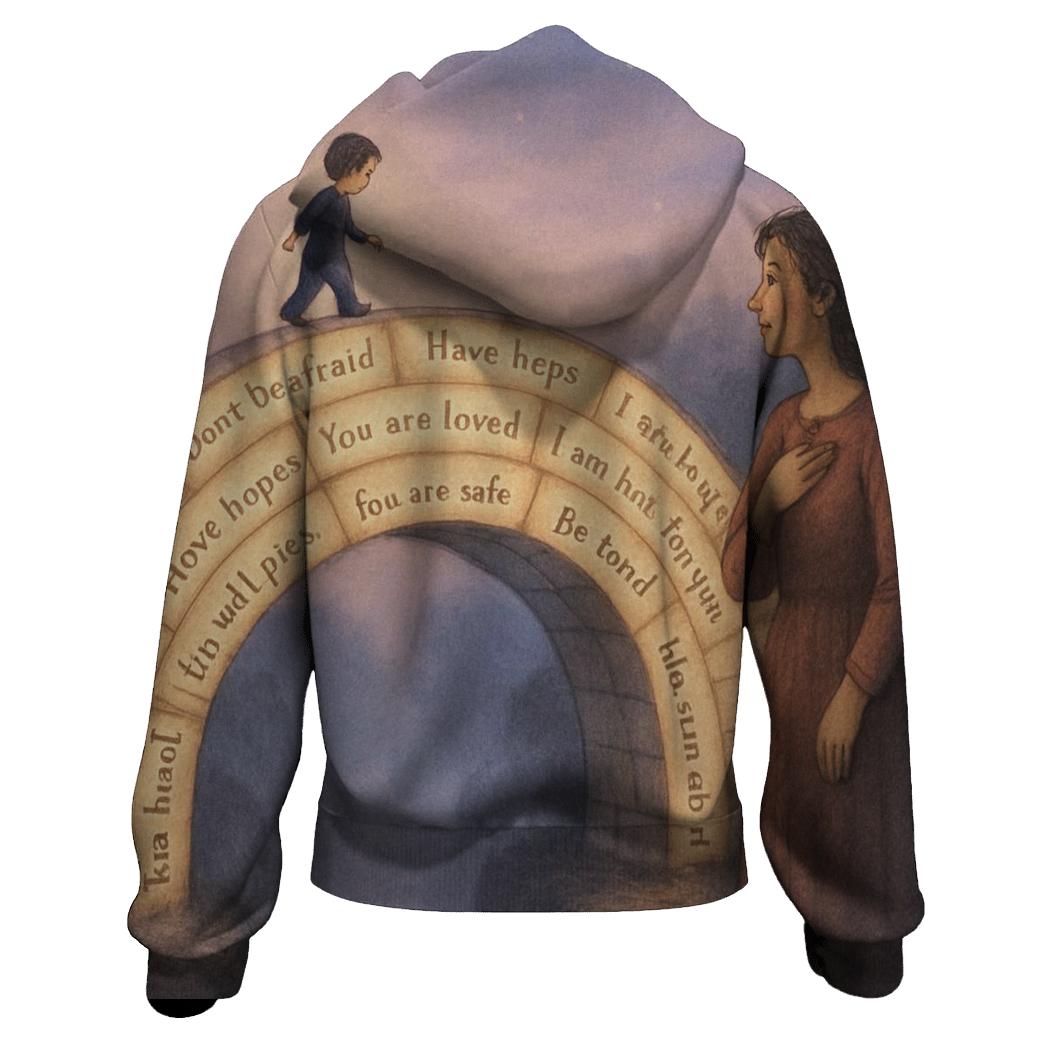 The Bridge Of Her Stories Crossing From Fear To Courage lightweight hoodies