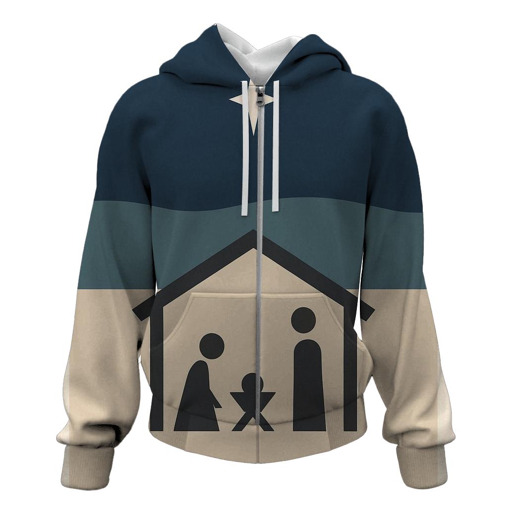 Nativity Silhouette Bands designer hoodies