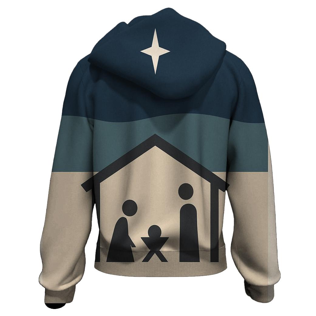 Nativity Silhouette Bands designer hoodies