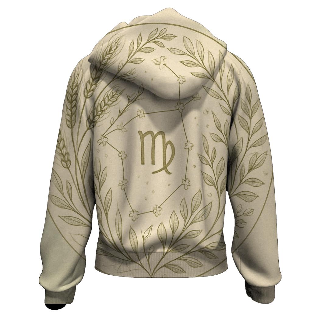 Virgo Earth Alchemy Star Garden premium hoodies