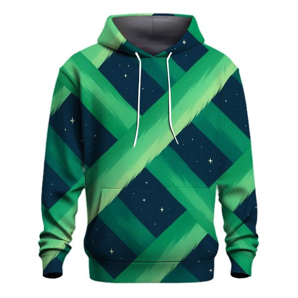 Aurora Ribbon Lattice heavyweight hoodies