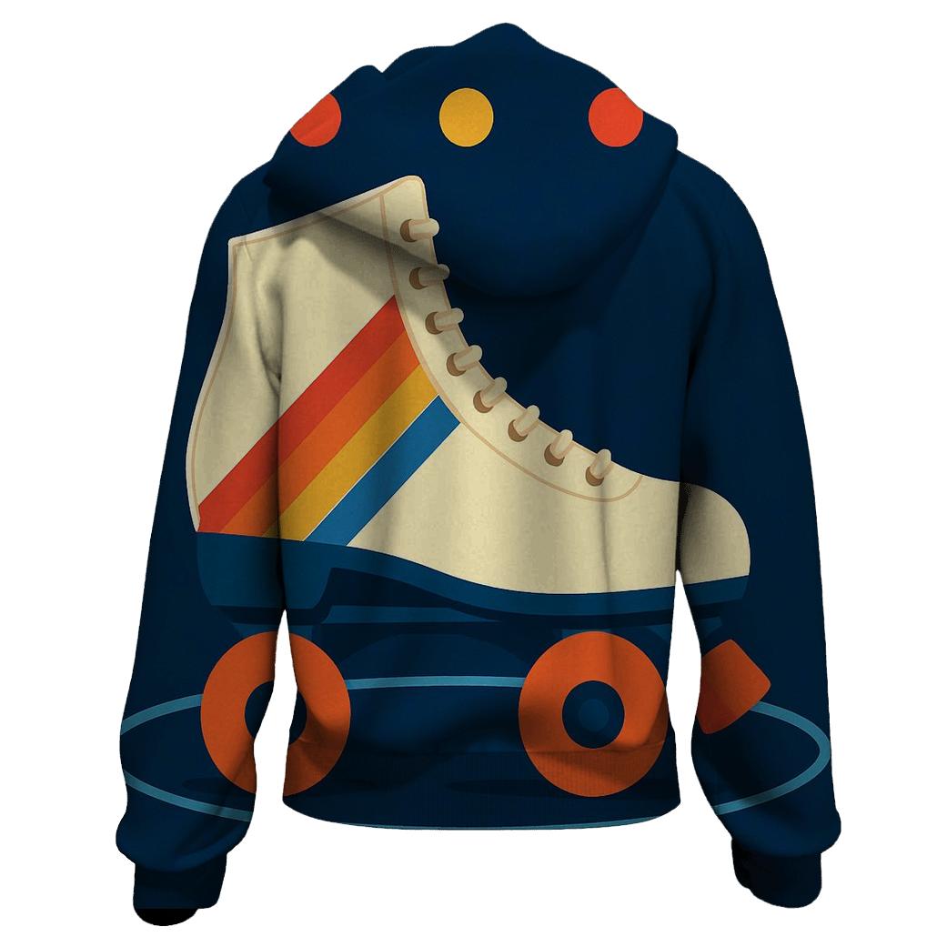 Roller Rink Stripes hoodie trends