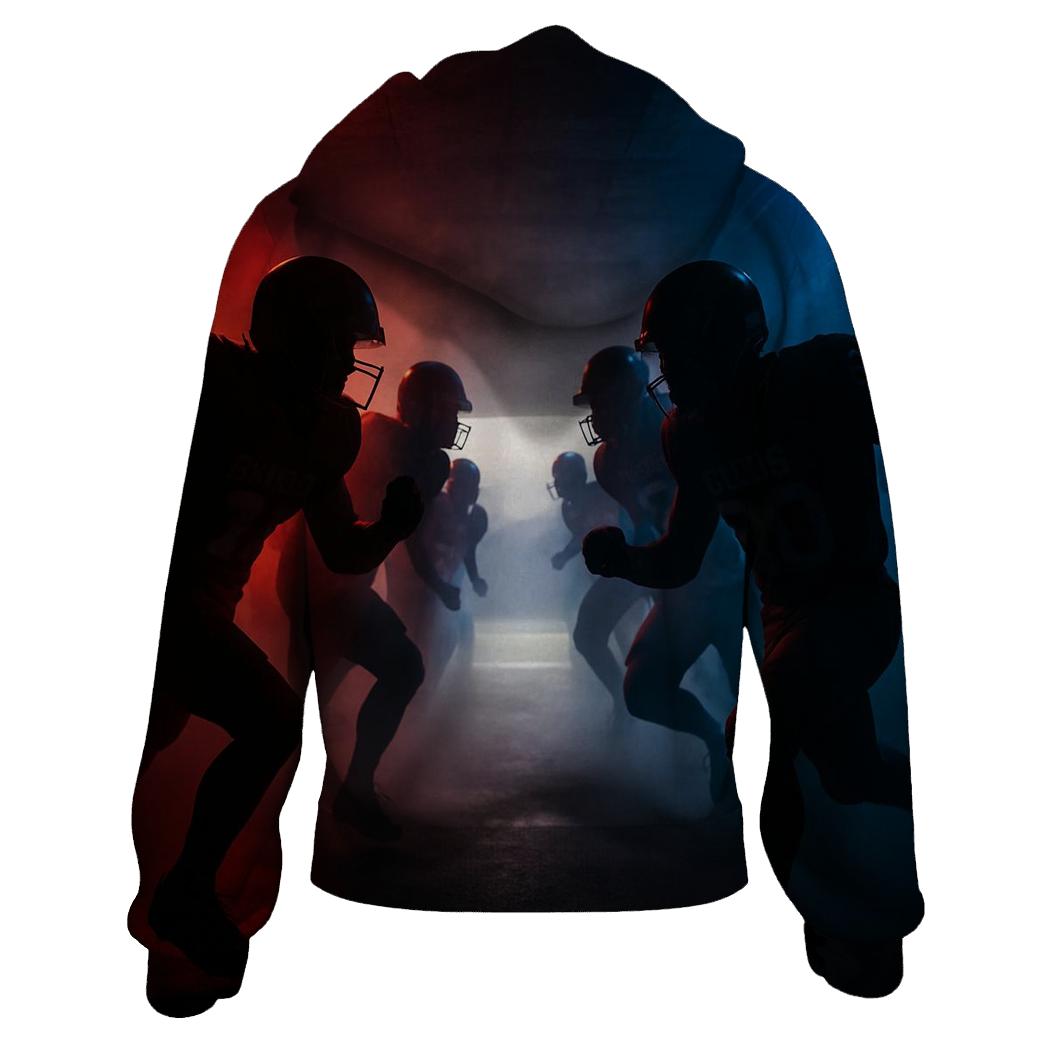 Braves And Cubs Tunnel Charge premium hoodies