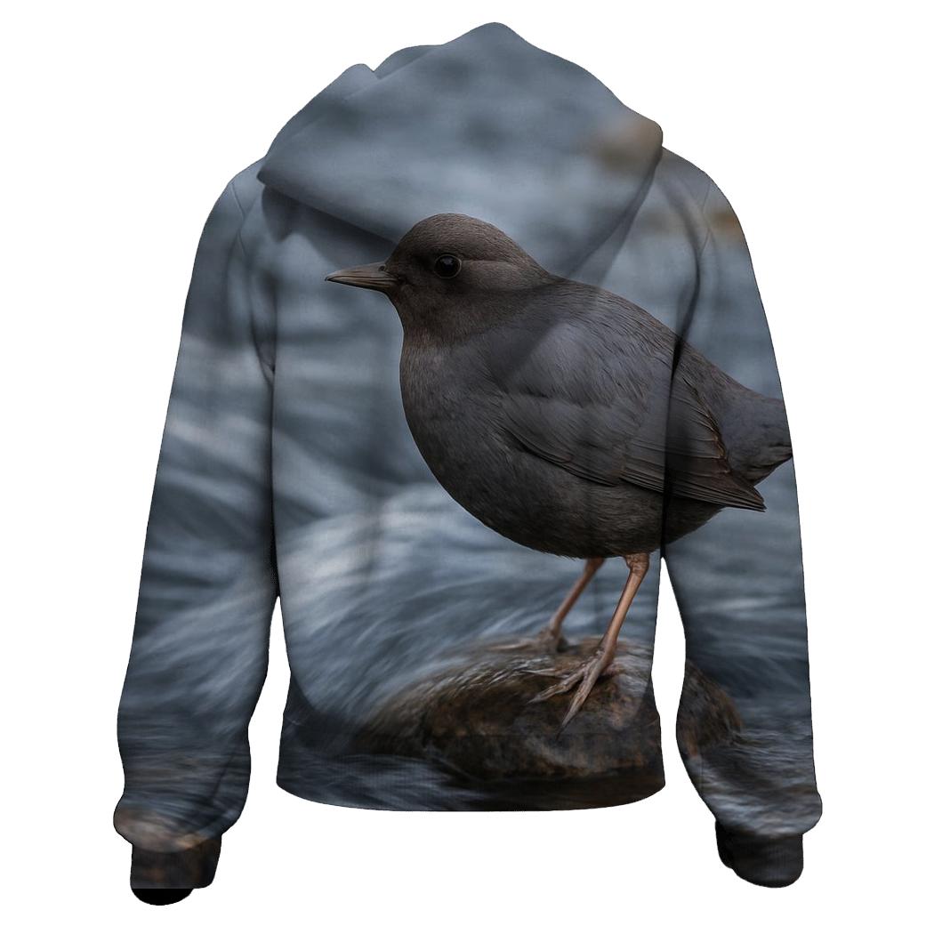 River Stones American Dipper hoodie styles