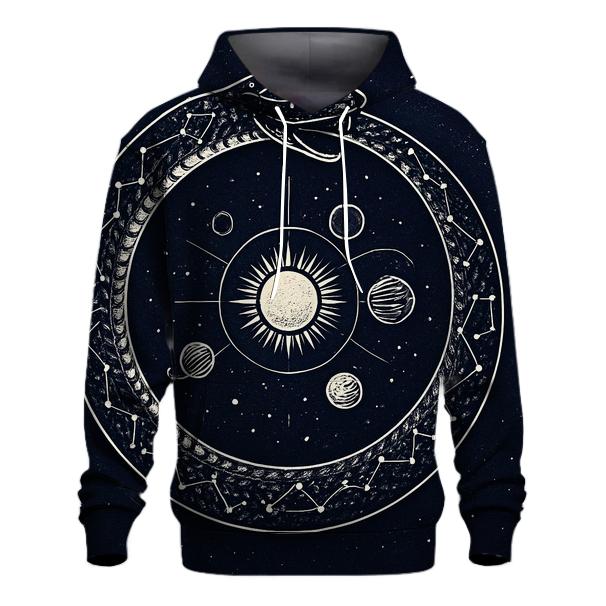 Celestial Circuit Ouroboros hoodie styles