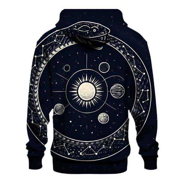 Celestial Circuit Ouroboros hoodie styles