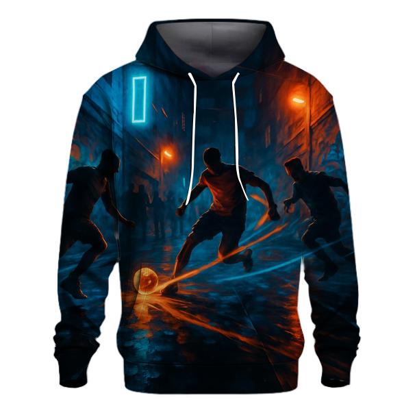 Midnight Street Soccer Glow printed hoodies