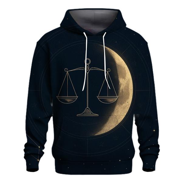 Luminous Libra Eclipse Balance zip-up hoodies