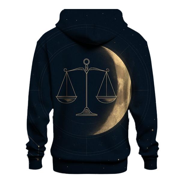 Luminous Libra Eclipse Balance zip-up hoodies