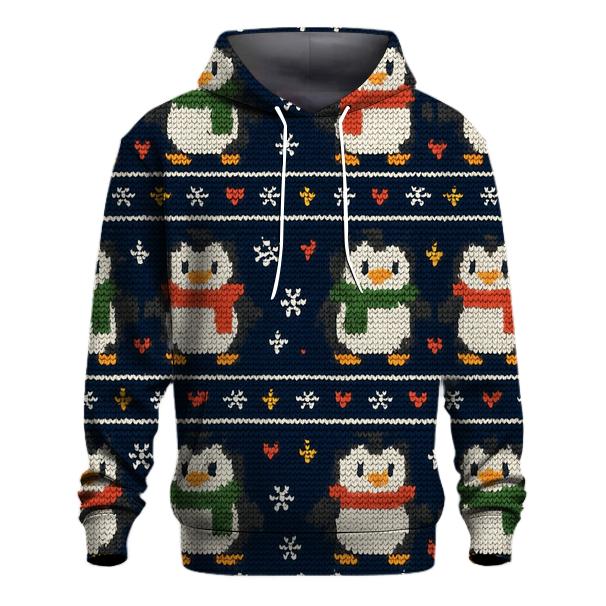 Polar Penguin Parade Bands Design premium hoodies