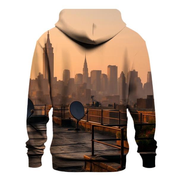 Autumn Sunrise From A Queens Rooftop custom hoodies