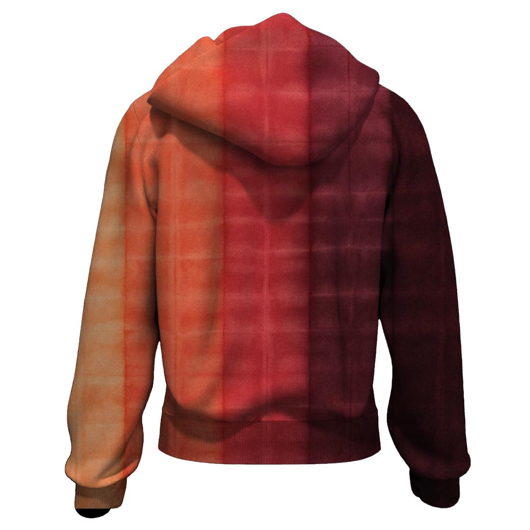 Sunset Fold Overdye Strata custom hoodies
