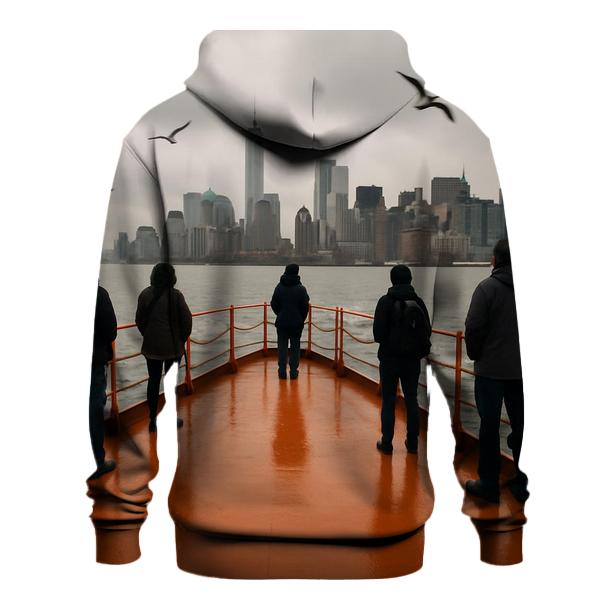 Harbor Ferry Approach To Lower Manhattan hoodie designs
