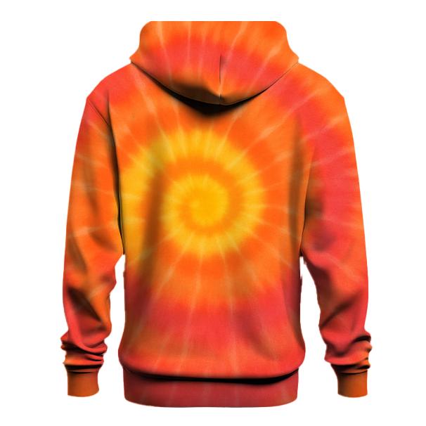 Solar Citrus Spiral Bullseye pullover hoodies