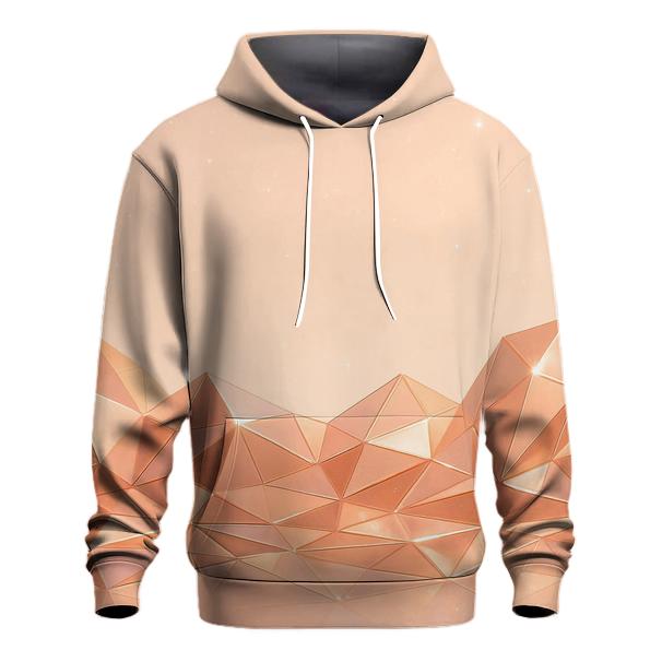 Gilded Prism Horizon printed hoodies